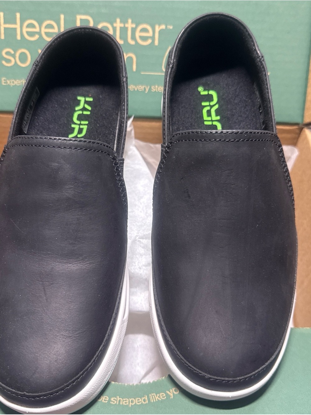 KURU Roam Atla Women’s Black Slip-On Casual Shoes